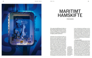Opslag fra artikel med overskriften Maritimt Hamskifte.