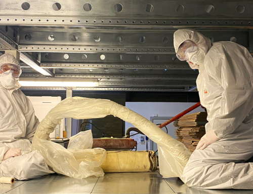 En lakplade, en filterslange og byggematerialer: Der er behov for fokus på asbest i museumssamlinger og -bygninger